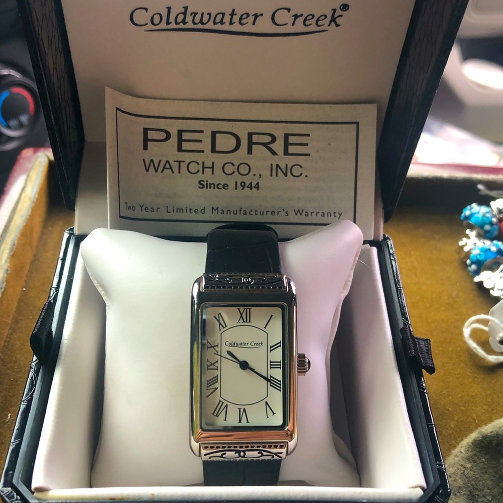 NEW IN BOX Ladies Tank Watch ColdWater Creek